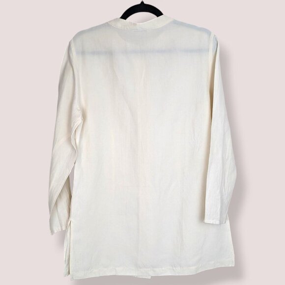 V. Elégance Paris Dressy Embroidered Tunic Top - Picture 9 of 10